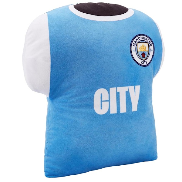 Manchester City FC tröjformad kudde, blå/vit, One Size Blue/White One Size