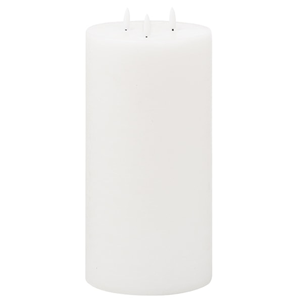 Hill Interiors Luxe Collection Natural Glow 3-veks elektrisk ljus White 30cm x 15cm x 15cm