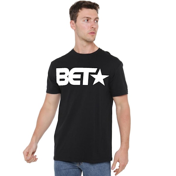 BET Herr Logo T-Shirt S Svart Black S