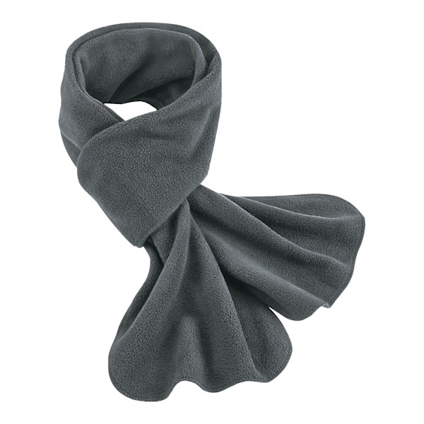 Beechfield Fleece Återvunnen Vinterhalsduk En Storlek Stålgrå Steel Grey One Size