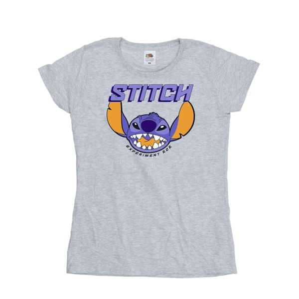 Disney Dam/Dam Lilo Och Stitch Lila Bomull T-shirt S Sp Sports Grey S