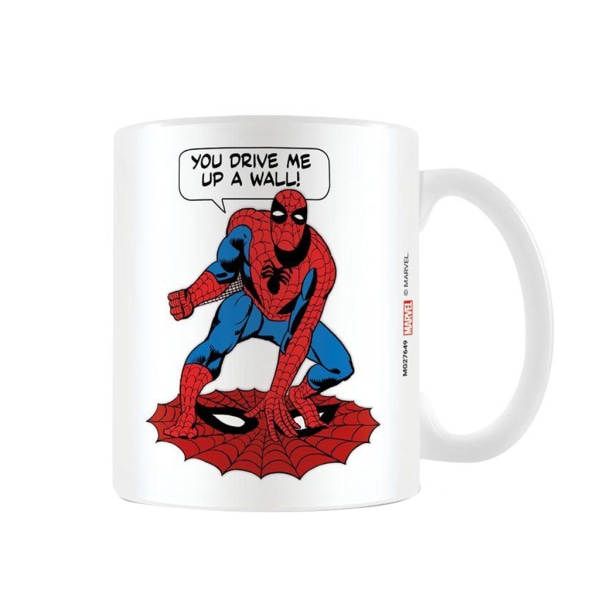 Spider-Man Comic Mug One Size Vit/Röd/Blå White/Red/Blue One Size