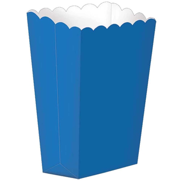 Amscan Pappers Popcornhållare (5-pack) One Size Blå Blue One Size