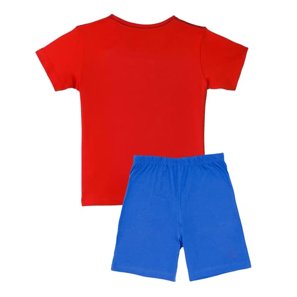 Spider-Man Boys Logo Kort Pyjamas Set 2-3 År Blå/Röd Blue/Red 2-3 Years