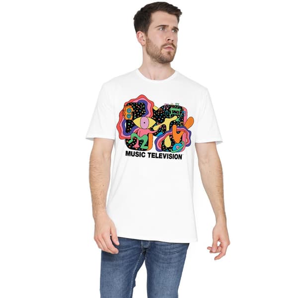 MTV Herr Expression T-Shirt L Vit White L