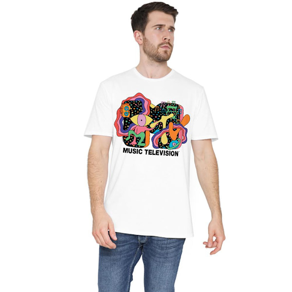 MTV Herr Expression T-Shirt M Vit White M