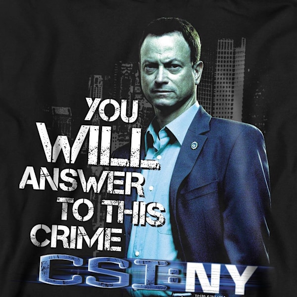 CSI: NY Unisex Vuxen You Will Answer Sweatshirt S Svart Black S