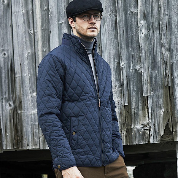 Tee Jays Herr Richmond Diamond Quilted Jacka L Deep Navy Deep Navy L
