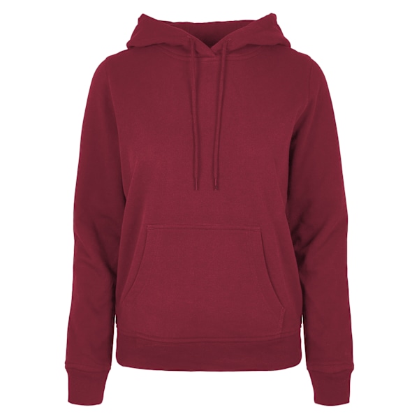 Build Your Brand Dam/Dam Basic Hoodie XXL Vinröd Burgundy XXL