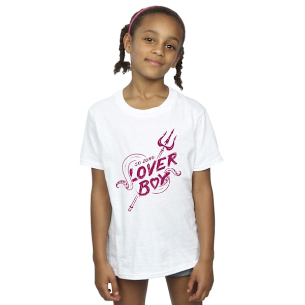 Disney Girls Villains Ursula Lover Boy Bomull T-shirt 7-8 år White 7-8 Years