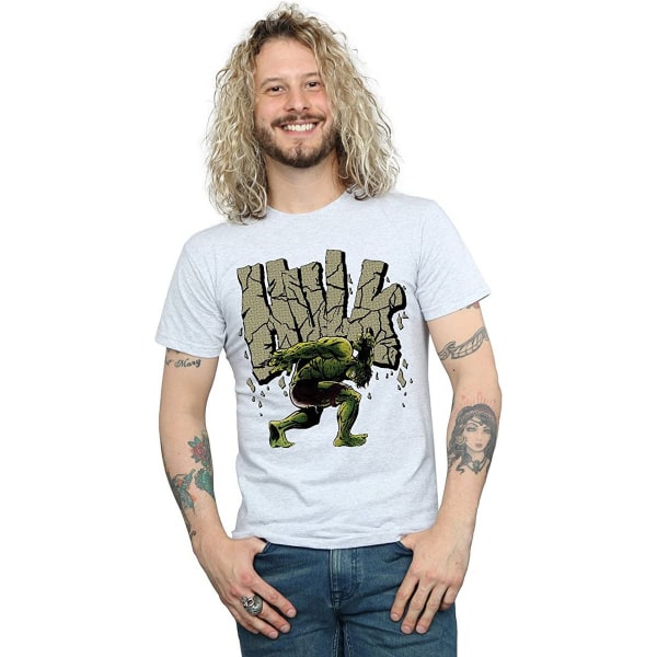 Hulk Mens Rock T-Shirt S Sports Grey Sports Grey S