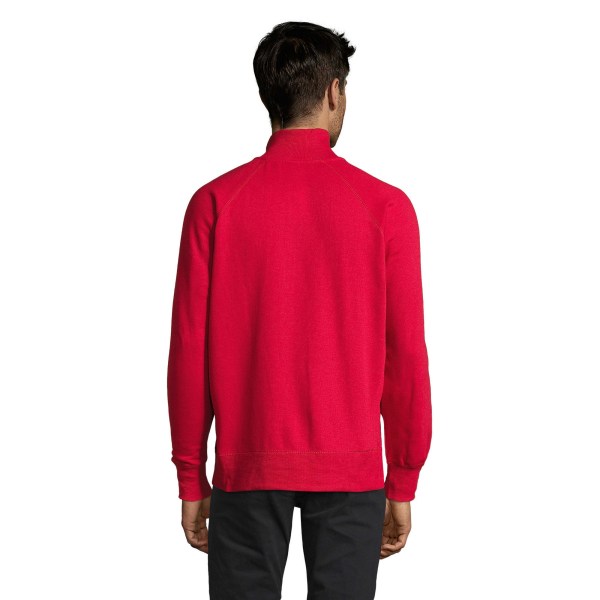 SOLS Herr Sundae Full Zip Sweat Jacka XXL Röd Red XXL