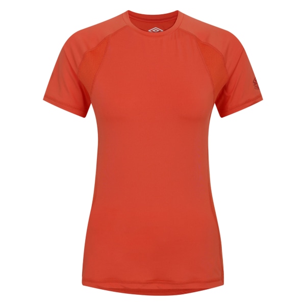 Umbro Womens/Ladies Pro Training Polyester T-Shirt 10 UK Hot Co Hot Coral 10 UK