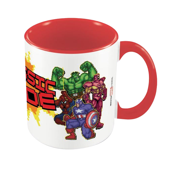 Marvel Classic Mode Inner Two Tone Mug One Size Vit/Röd White/Red One Size