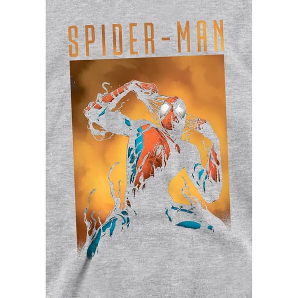 Spider-Man Barn/Barn Creeping Venom Heather Hoodie 5-6 år Athletic Heather 5-6 Years