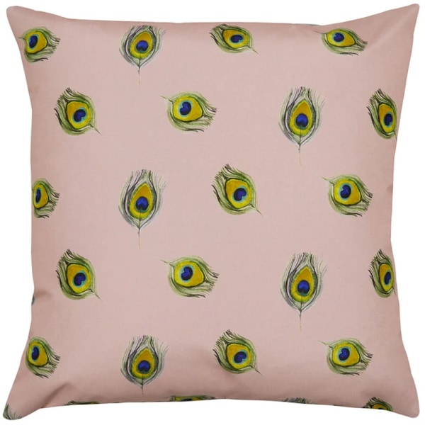 Evans Lichfield Påfågel Utomhuskuddfodral One Size Multicol Multicoloured One Size