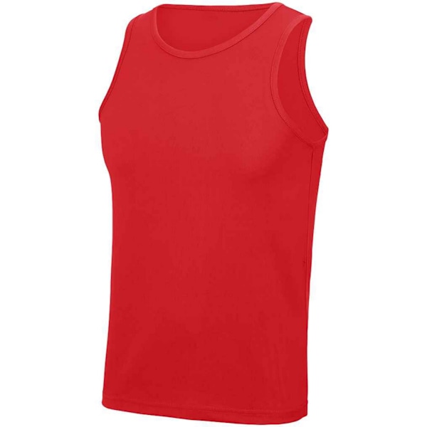 AWDis Cool Mens Vest Top S Fire Red Fire Red S