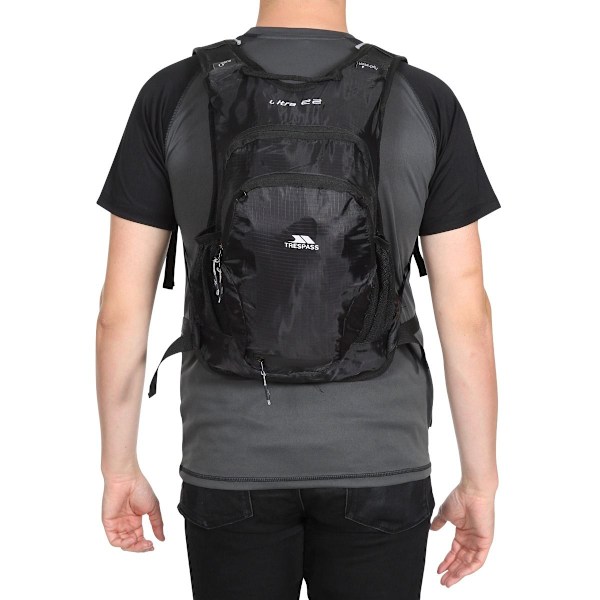 Trespass Ultra 22 Light Ryggsäck/Ryggsäck (22 liter) En Storlek Black One Size