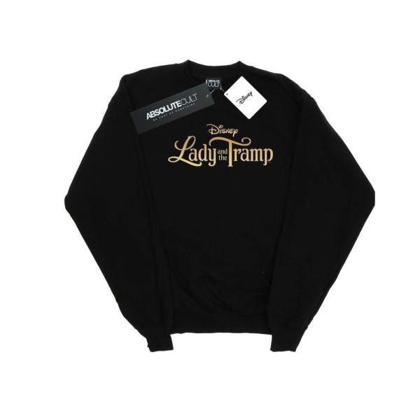 Disney Mens Lady And The Tramp Klassisk Logotyp Sweatshirt S Svart Black S
