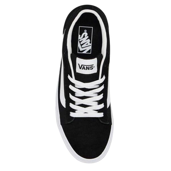 Vans Herr Canvas Trainers 9 UK Svart/Vit Black/White 9 UK