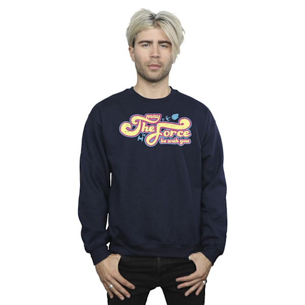 Star Wars: A New Hope Herr Sweatshirt L Marinblå Navy Blue L