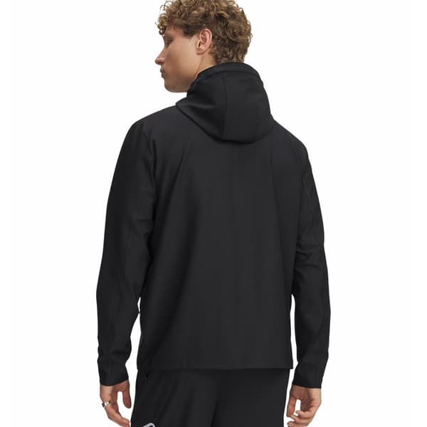 Under Armour Herr Unstoppable Performance Träningsjacka med huva Black/Silver XXL