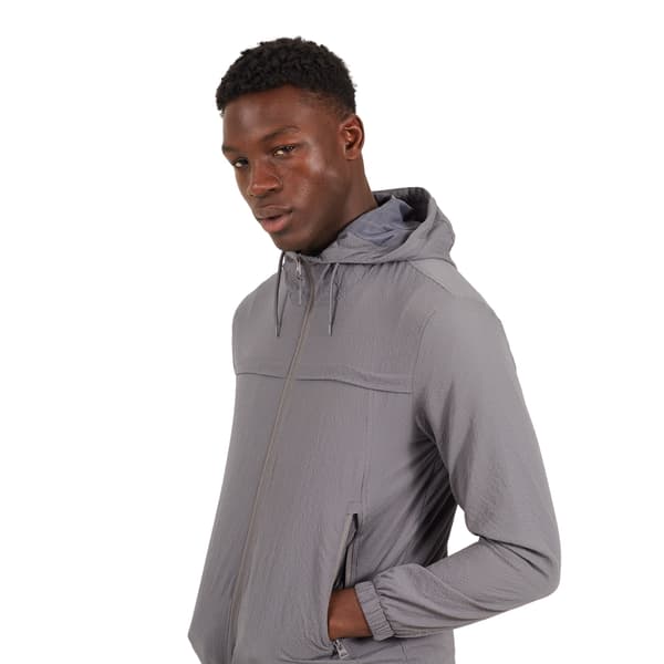 Brave Soul Herr Vind Huva Jacka M Mörkgrå Dark Grey M