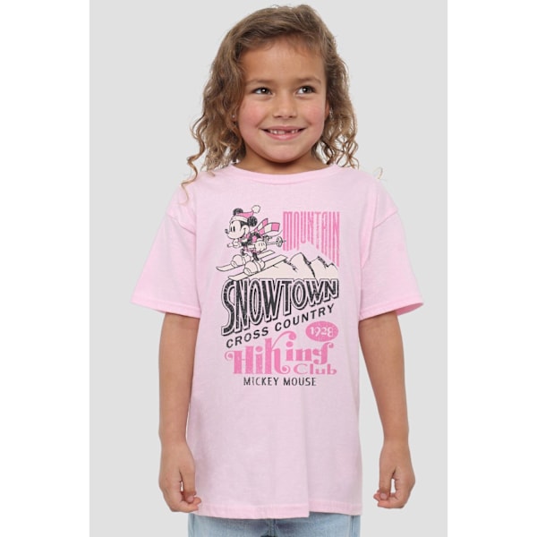 Disney Barn/Barn Snowtown Ski Musse Pigg T-Shirt 5-6 År Pink 5-6 Years