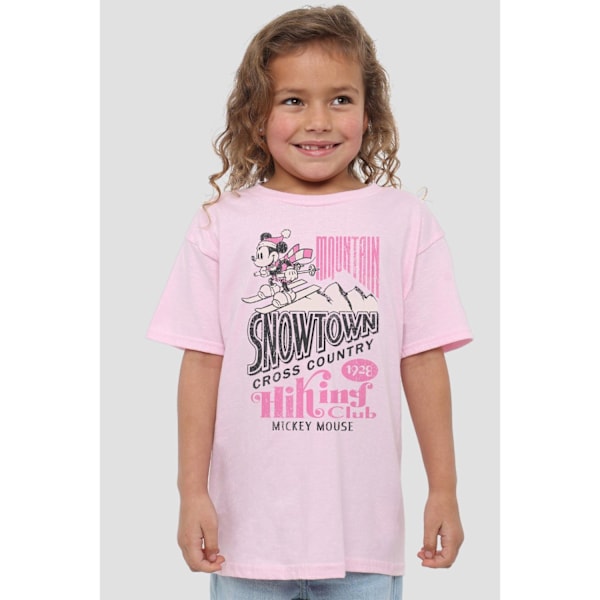 Disney Snowtown Ski Mickey Mouse T-shirt för barn 9-10 år Pink 9-10 Years