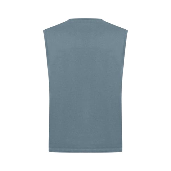 Slazenger Herr Logotyp Bomull Linne Topp M Skifferblå Slate Blue M