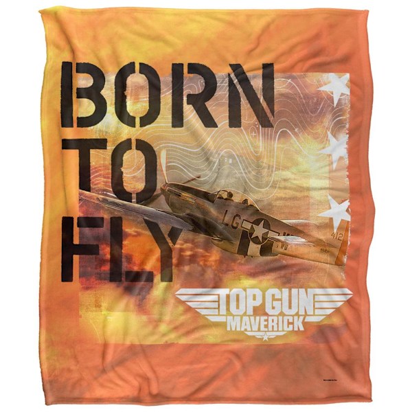 Top Gun: Maverick Born To Fly Filt En Storlek Flerfärgad Multicoloured One Size
