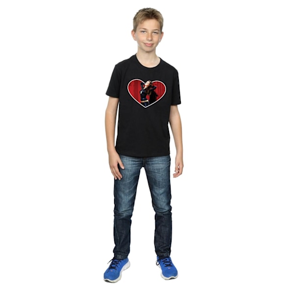 DC Comics Boys Batman TV-serie Catwoman Heart T-shirt 7-8 år Black 7-8 Years