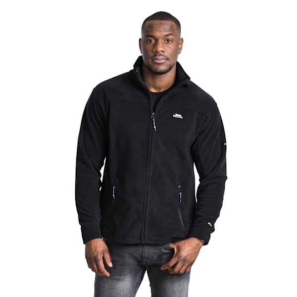 Trespass Herr Bernal Full Zip Fleece Jacka M Svart Black M