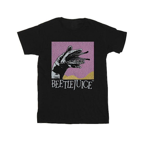 Beetlejuice Herr Sandworm Snake Bomulls T-shirt 4XL Svart Black 4XL