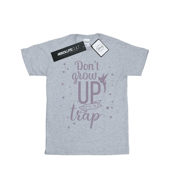 Disney Girls Tinker Bell Don´t Grow Up Bomull T-shirt 9-11 År Navy Blue 9-11 Years