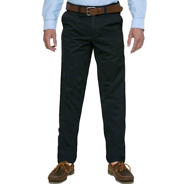 Raging Bull Herre Chino Byxor med avsmalnande ben 34S Marinblå Navy 34S