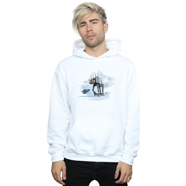 Star Wars Jul AT-AT Ren Hoodie M Vit White M