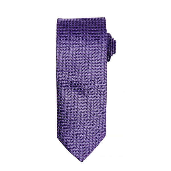 Premier Mens Puppy Tooth Formal Work Tie (2-pack) One Size P Purple One Size