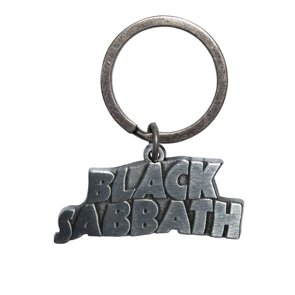 Black Sabbath Vågformad Logotyp Nyckelring One Size Silver Silver One Size