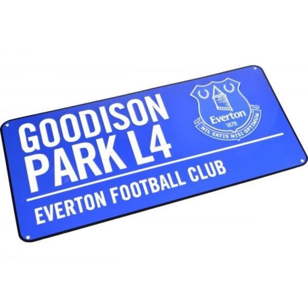 Everton FC Metal Street Sign One Size Blå Blue One Size