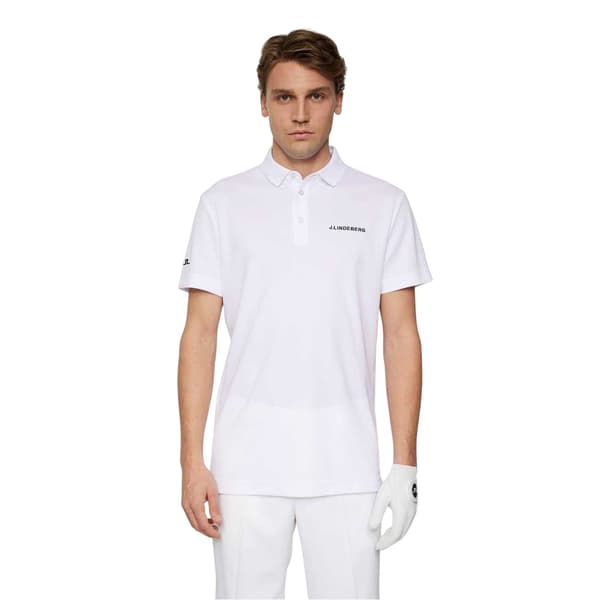 J.Lindeberg Herr Bridge Bridge Regular Pikétröja XL Vit White XL