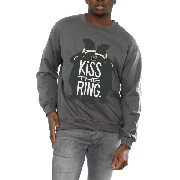Disney Mens Zootropolis Kiss The Ring Sweatshirt S Charcoal Charcoal S