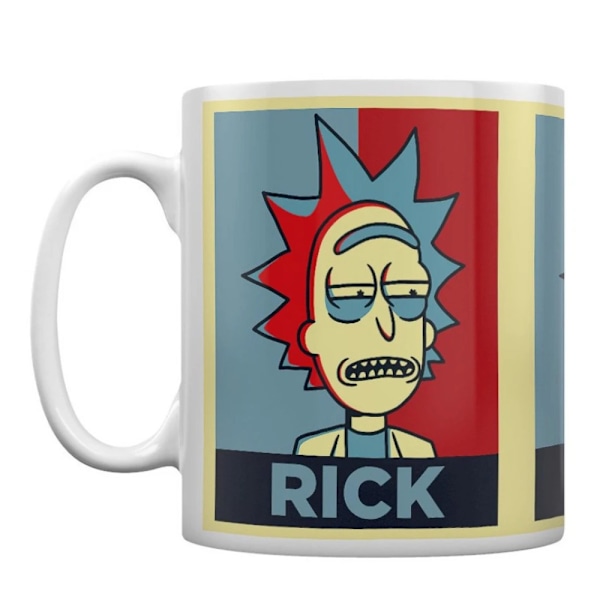 Rick And Morty Kampanjmugg En Storlek Vit/Röd/Blå White/Red/Blue One Size