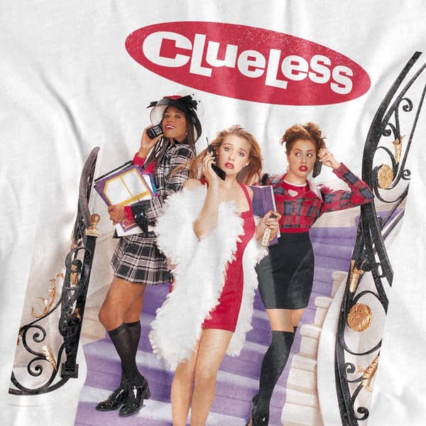Clueless Herr Poster T-Shirt S Vit White S