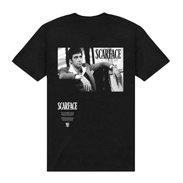 Scarface Unisex Svartvit Foto T-shirt M Svart Black M