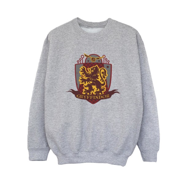 Harry Potter Boys Gryffindor Chest Badge Sweatshirt 3-4 år S Sports Grey 3-4 Years