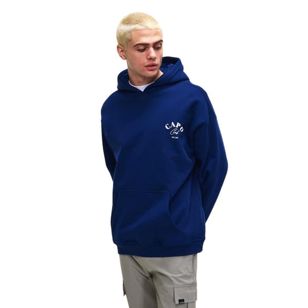Capo Herrklubbshuvtröja XL Marinblå/Vit Navy/White XL