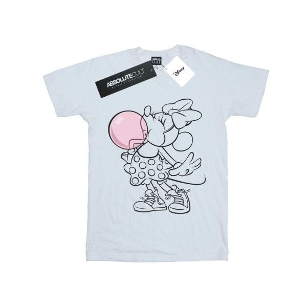 Disney Girls Minnie Mouse Gum Bubble Cotton T-shirt 12-13 år White 12-13 Years