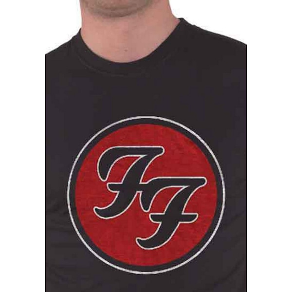 Foo Fighters Unisex Adult Logo T-Shirt 4XL Svart Black 4XL