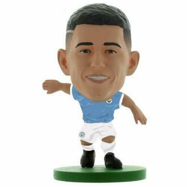 Manchester City FC SoccerStarz Phil Foden Figurine One Size Whi White/Blue One Size